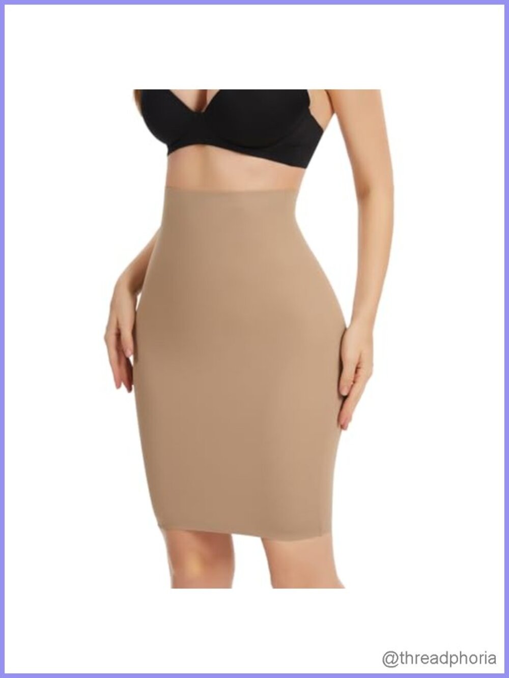JOYSHAPER Shapewear Half Slip Nylon Spandex Slimming Tummy Control Under Dress